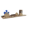 Power station green energy kit in legno